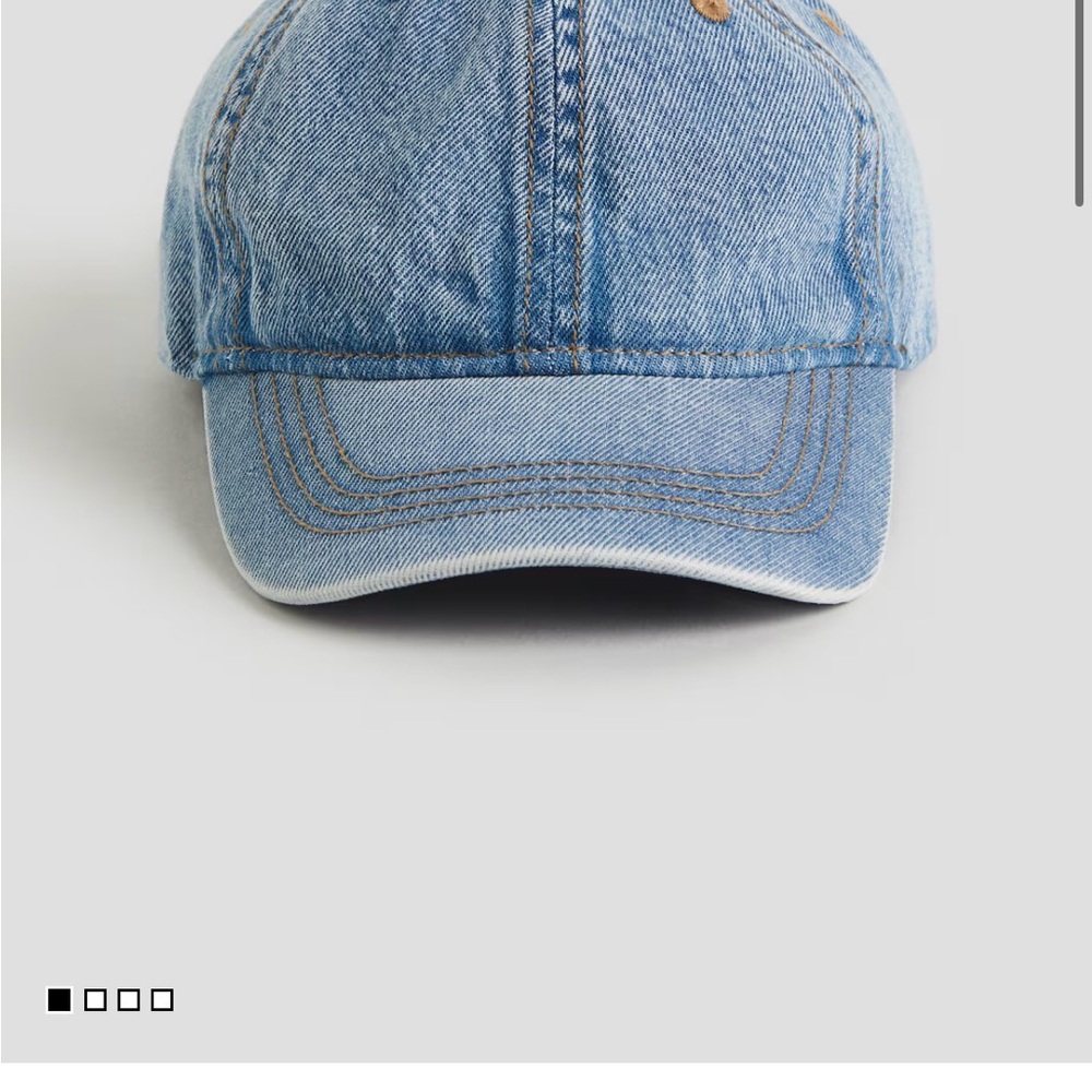 Light Blue Denim Baseball Cap